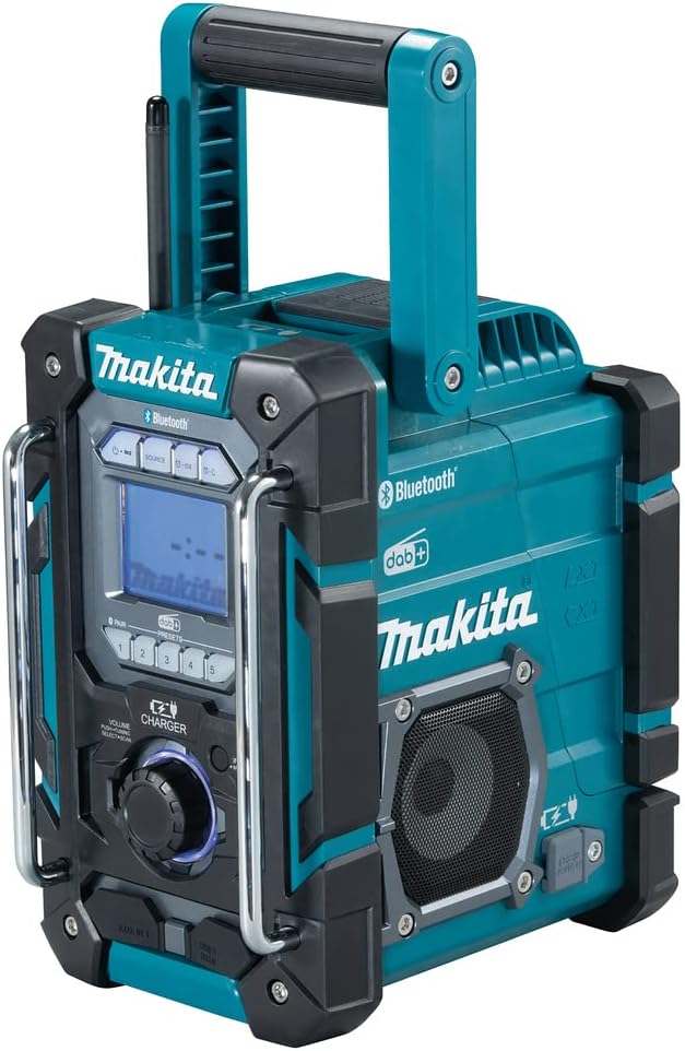 Makita DMR203 12 V CXT/18 V LXT Bluetooth IP64 Speaker, preto, 436 mm