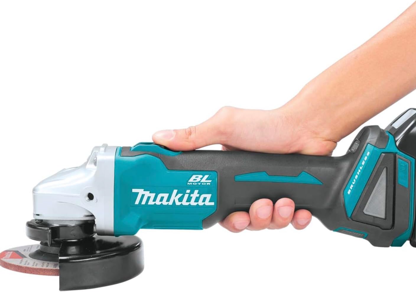 Makita DGA504Z - Miniamoladora de 18V lítio 125mm BL, 18 V, Preto, Tamanho Único