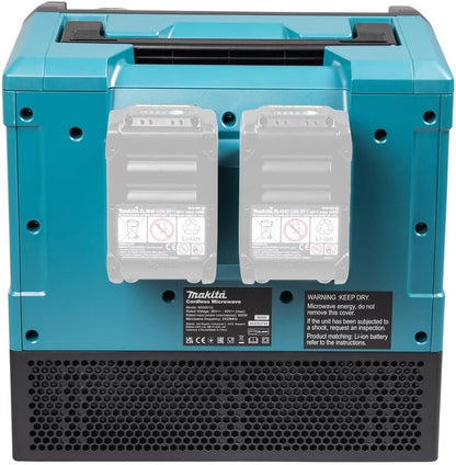 Makita MW001GZ - Microondas com bateria, 40 V, máx. 350/500 W, 8 L