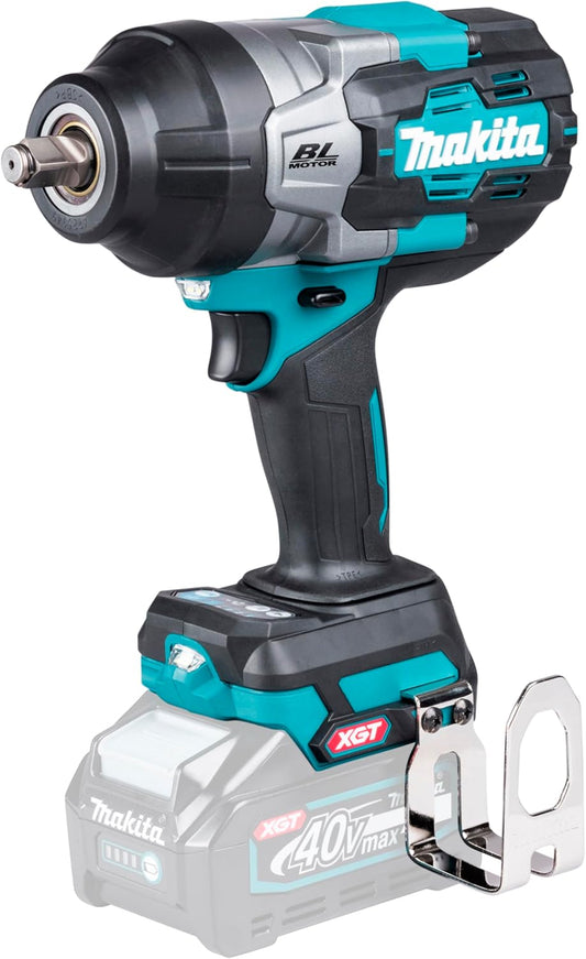Makita XGT TW002GZ Chave de impacto sem fios de 40 V, 1700 Nm, unidade de 1/2 polegadas, 1800 rpm