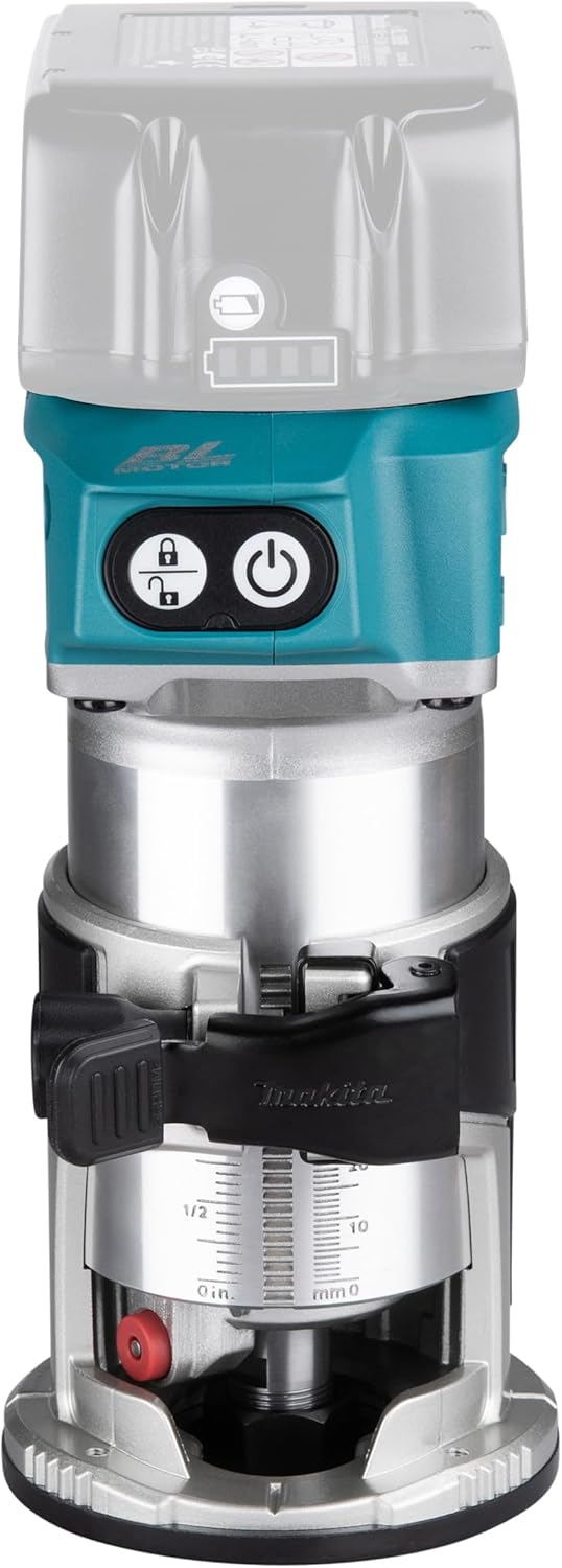 Makita drt50zjx2 bateria de fresadora inclui 3 módulo multifunções em Makpac, 800 W, 18 V